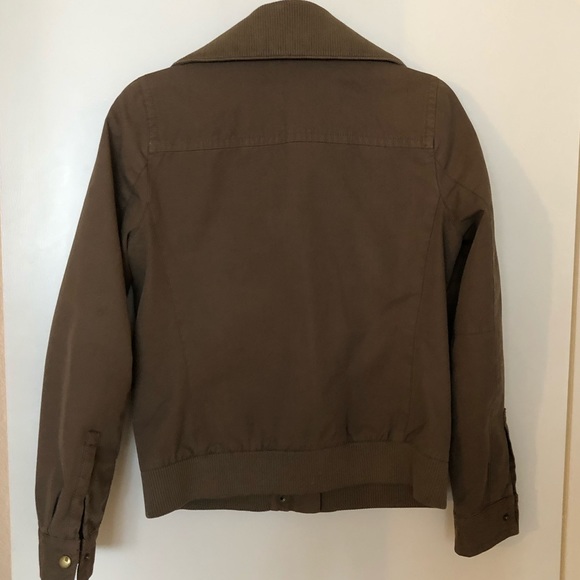 J. Crew forest green cargo jacket - Picture 2 of 6